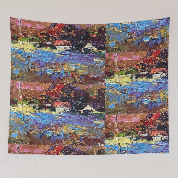 Item preview, Alex Ivanyuk: Village at Twilight designed and sold by ukrainianvin.