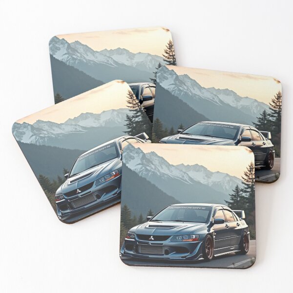 Item preview, Boosted Beast: The Lancer Evo in Action designed and sold by Artistic canvas store.
