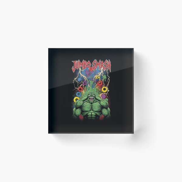 Item preview, Jumbo Smash Green Muscle Monster - Indie Mascot Horror Tee designed and sold by Harbor-Pixel.
