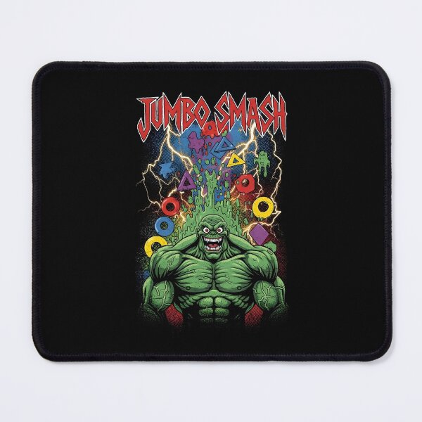 Item preview, Jumbo Smash Green Muscle Monster - Indie Mascot Horror Tee designed and sold by Harbor-Pixel.