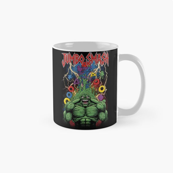 Item preview, Jumbo Smash Green Muscle Monster - Indie Mascot Horror Tee designed and sold by Harbor-Pixel.