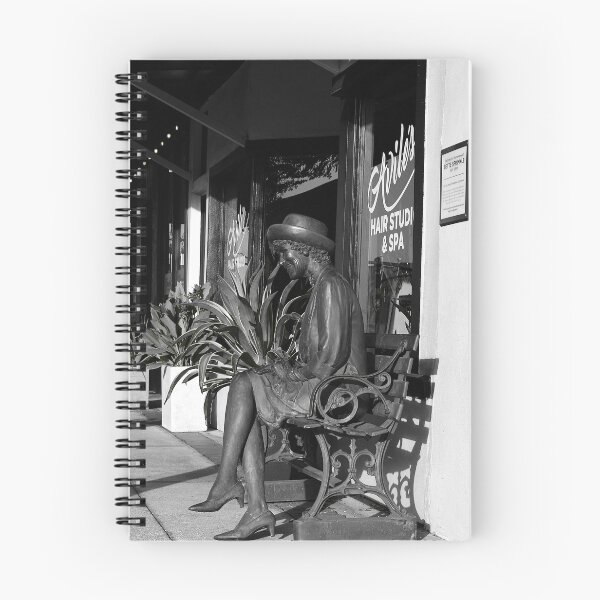 Item preview, Street Scene with Seated Statue designed and sold by MercerImages.