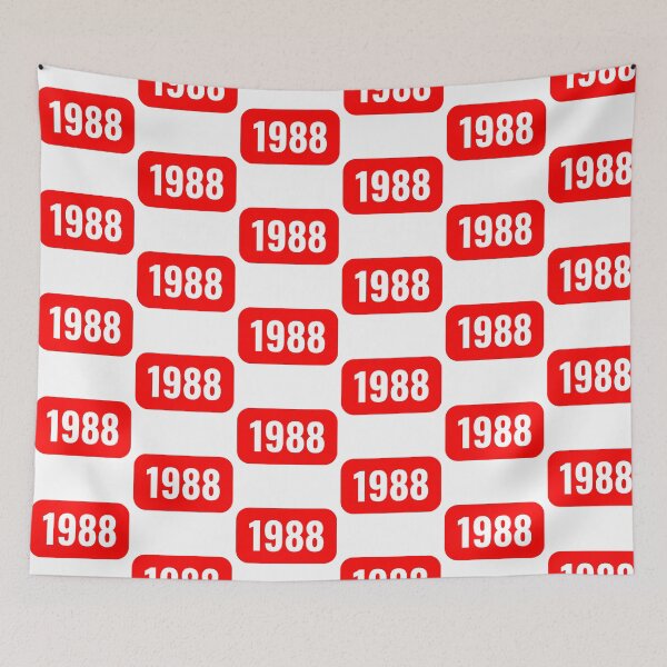 Item preview, 1988 Video Platform Style Logo – Retro Birthday & Anniversary Gift designed and sold by GlobalBoom.