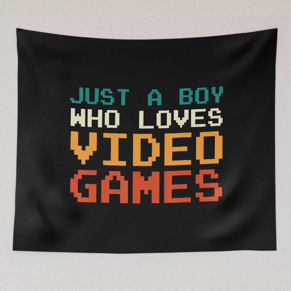Item preview, Just A Boy Who Loves Video Games Gamer Retro designed and sold by FernLela.