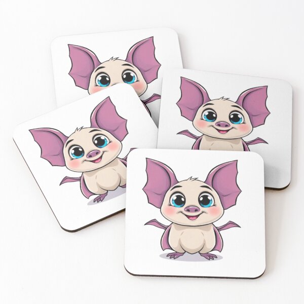 Item preview, Pallid Bat Cartoon – Sweet Nocturnal Bat Art designed and sold by MystiColo.