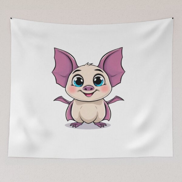 Item preview, Pallid Bat Cartoon – Sweet Nocturnal Bat Art designed and sold by MystiColo.