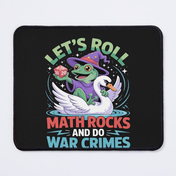 Item preview, Frog Riding Goose Let's Roll Math Rocks and Do War Crimes designed and sold by Hofersofer.