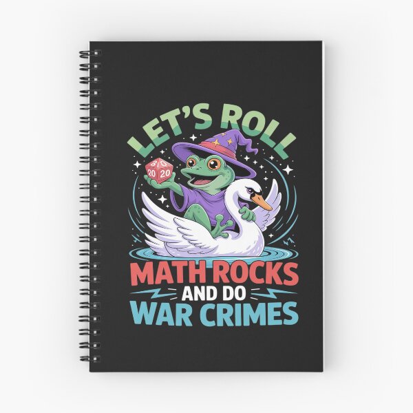 Item preview, Frog Riding Goose Let's Roll Math Rocks and Do War Crimes designed and sold by Hofersofer.