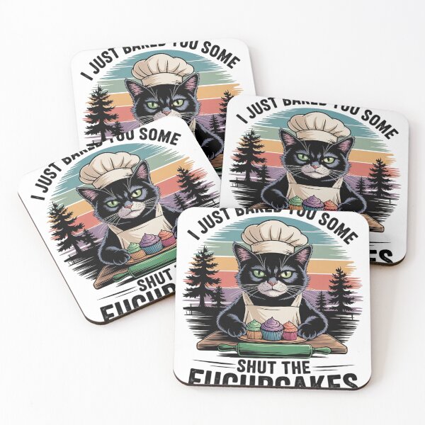 Item preview, I Just Baked You Some Shut The Fucupcakes Vintage Cat 1  designed and sold by MyzoToyota.