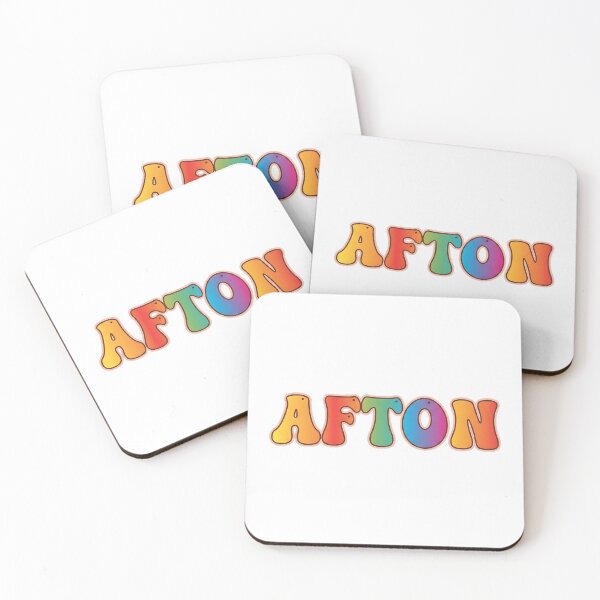 Item preview, ❤️ Afton Personalized Name Wavy Retro Shirt, Coffee Mug, Sticker Gift designed and sold by HelixPedia.