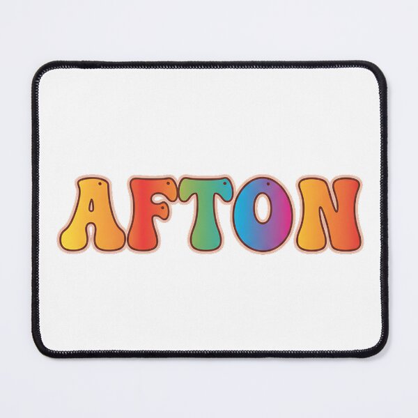 Item preview, ❤️ Afton Personalized Name Wavy Retro Shirt, Coffee Mug, Sticker Gift designed and sold by HelixPedia.