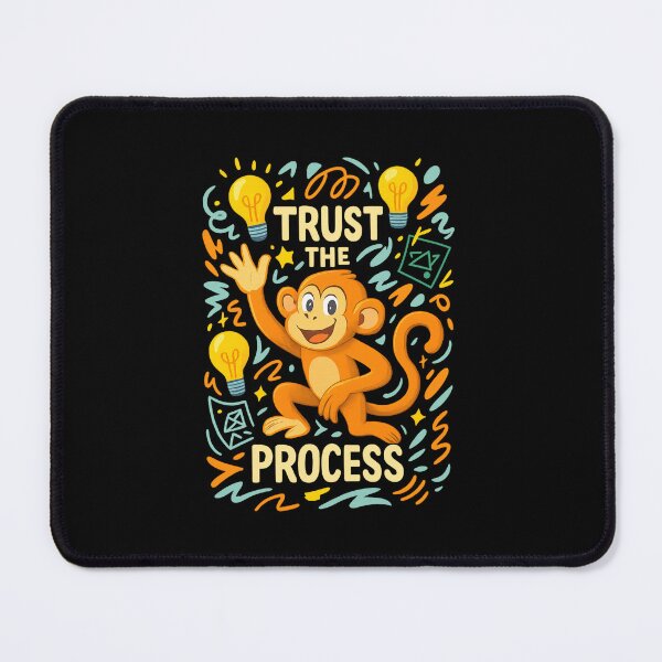 Item preview, Playful Monkey Chaos - Trust the Process designed and sold by MKreative Studio.