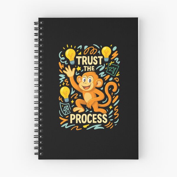 Item preview, Playful Monkey Chaos - Trust the Process designed and sold by MKreative Studio.