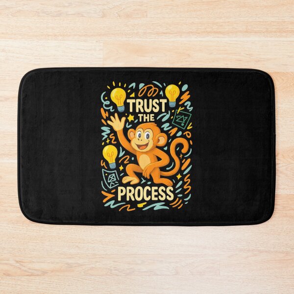 Item preview, Playful Monkey Chaos - Trust the Process designed and sold by MKreative Studio.