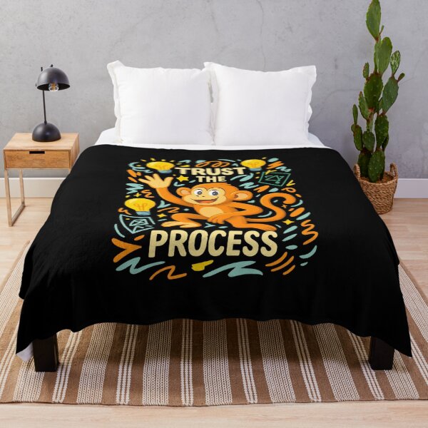 Item preview, Playful Monkey Chaos - Trust the Process designed and sold by MKreative Studio.
