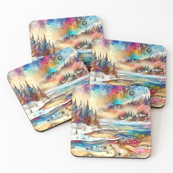 Item preview, Psychedelic Winter Dream designed and sold by ByNicoleSara.