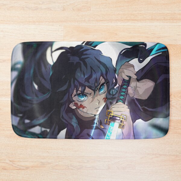 Item preview, Muichiro Tokito Anime Demon Slayer Water Blade Fury designed and sold by thedarvills.