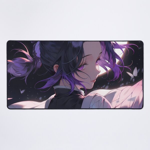 Item preview, Shinobu Kocho Demon Slayer Anime Girl Moonlight Butterflies designed and sold by thedarvills.