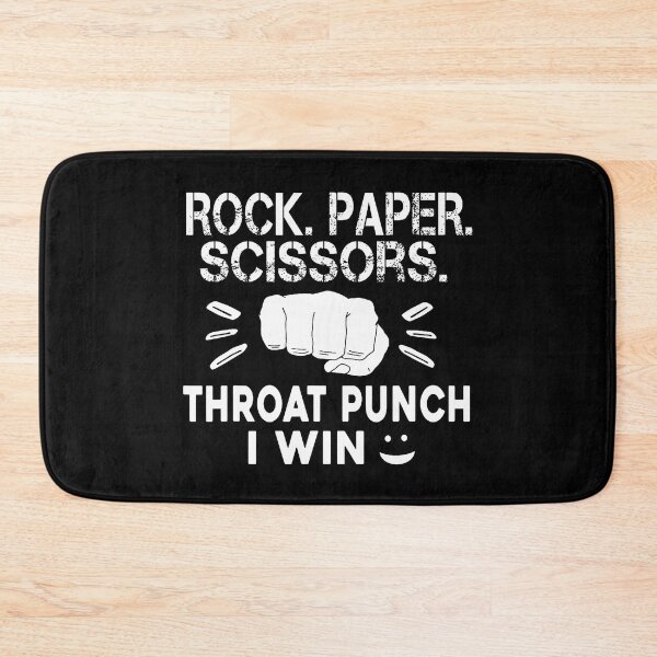 Item preview, Rock Paper Scissors Throat Punch I Win Holiday Present designed and sold by FernLela.