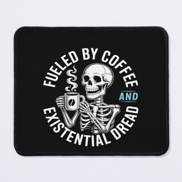 Item preview, Fueled by Coffee Funny Skeleton Caffeine Lover Barista designed and sold by Hofersofer.