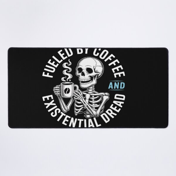 Item preview, Fueled by Coffee Funny Skeleton Caffeine Lover Barista designed and sold by Hofersofer.