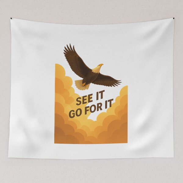Item preview, Eagle Flight Motivation - SEE IT GO FOR IT designed and sold by MKreative Studio.