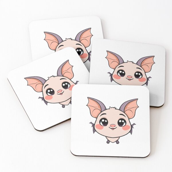 Item preview, Chibi Pallid Bat – Cute Wildlife Illustration designed and sold by MystiColo.