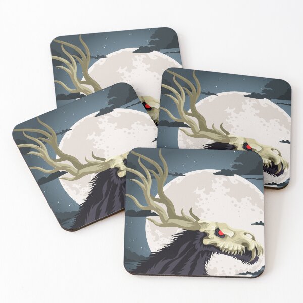 Item preview, wendigo lurking in the night forest designed and sold by matintheworld ( delcarmat ).