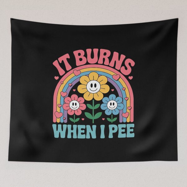 Item preview, It Burns When I Pee 1  designed and sold by InspiredFoul.