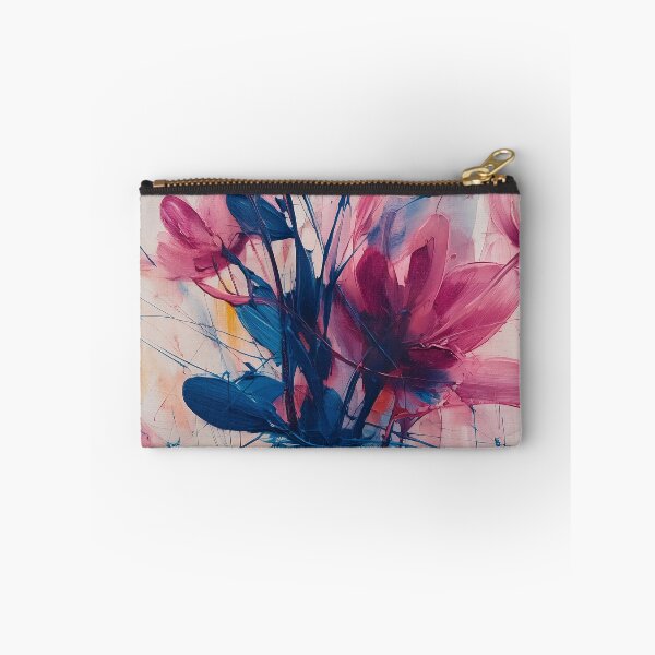 Item preview, Vibrant Pink and Blue Blossoms designed and sold by lautir.