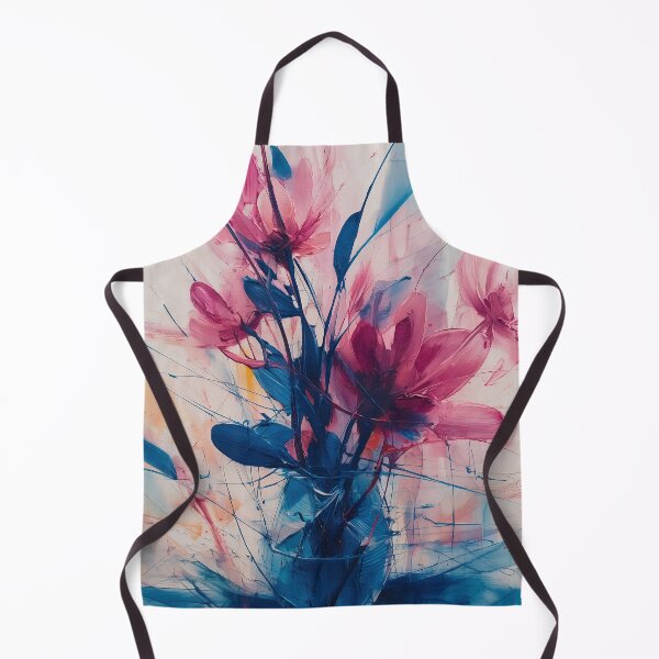 Item preview, Vibrant Pink and Blue Blossoms designed and sold by lautir.