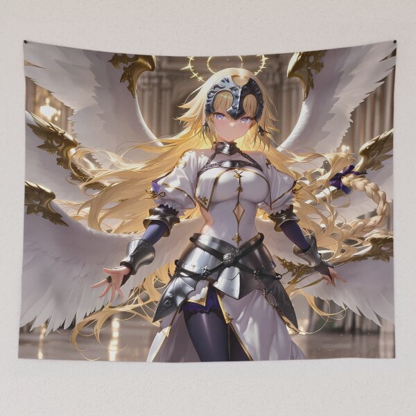 Item preview, Jeanne D Arc Angelic Radiance Fate Grand Order Anime Girl designed and sold by thedarvills.