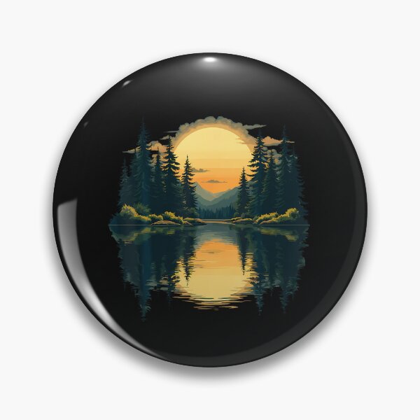 Item preview, Forest Reflection Nature Landscape designed and sold by davaesabiaz.