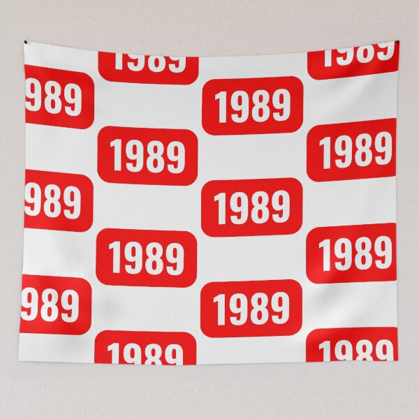 Item preview, 1989 Video Platform Style Logo – Retro Birthday & Anniversary Gift designed and sold by GlobalBoom.
