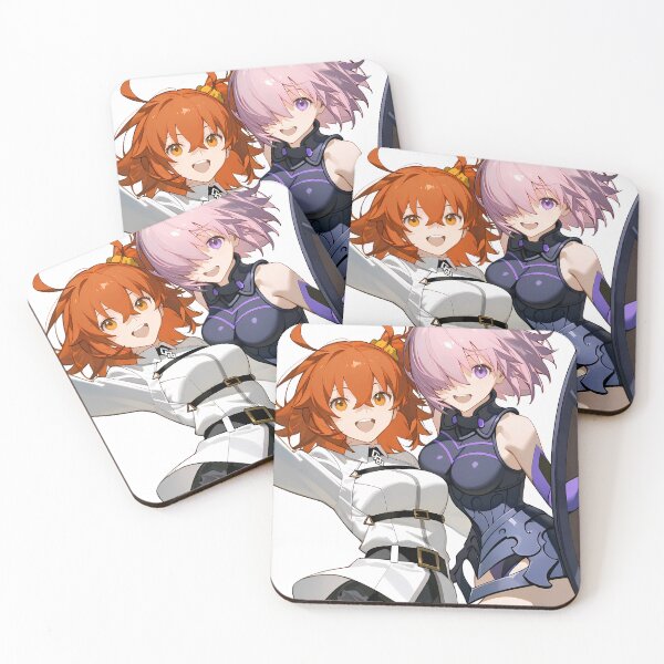 Item preview, Shielder Mash Kyrielight And Ritsuka Fujimaru Together Fate Grand Order Anime Girl designed and sold by thedarvills.
