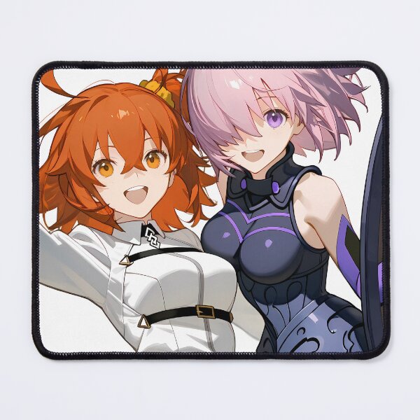 Item preview, Shielder Mash Kyrielight And Ritsuka Fujimaru Together Fate Grand Order Anime Girl designed and sold by thedarvills.
