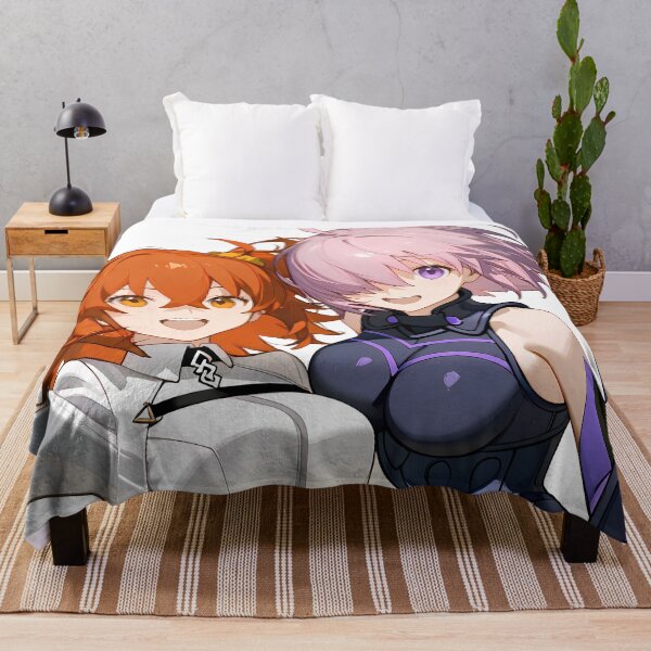 Item preview, Shielder Mash Kyrielight And Ritsuka Fujimaru Together Fate Grand Order Anime Girl designed and sold by thedarvills.