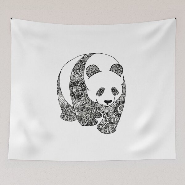 Item preview, PANDA MANDALA designed and sold by Ivy Sanchez.