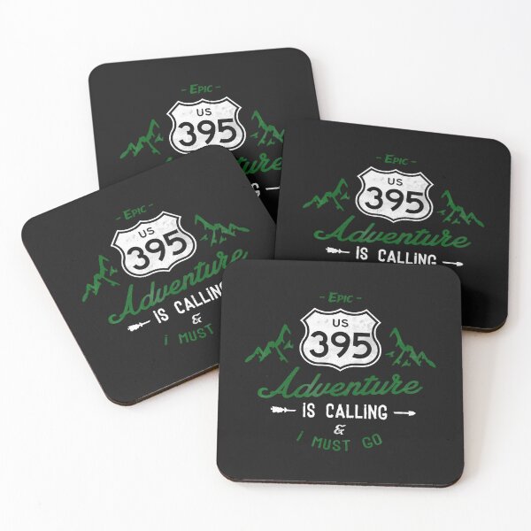Item preview, California Highway 395 Adventure Badge designed and sold by davaesabiaz.