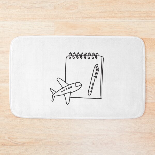 Item preview, A toy airplane resting near a sketchbook and pen designed and sold by rasagamastore.
