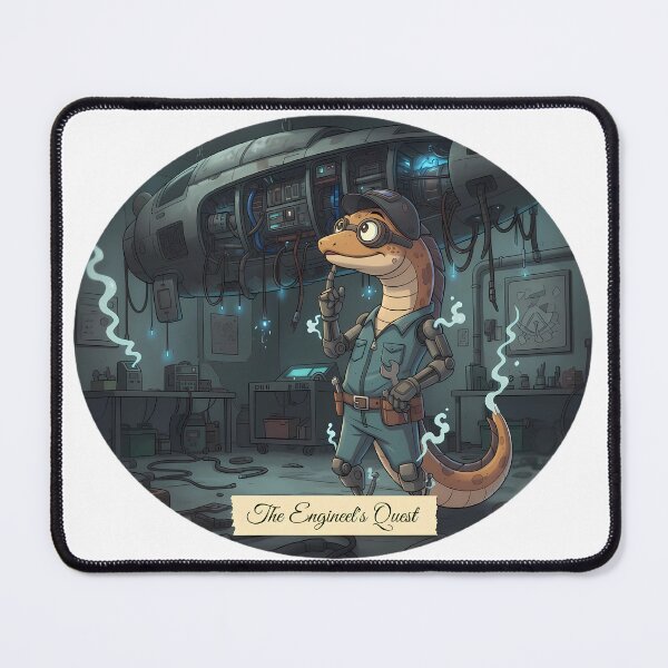Item preview, The Engineel's Quest | Mechanical Adventure Gift designed and sold by Pets & Memes & Stuff.
