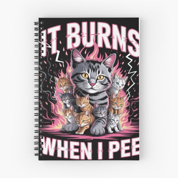 Item preview, It Burns When I Pee Funny Cat Meme Bootleg  designed and sold by InspiredFoul.