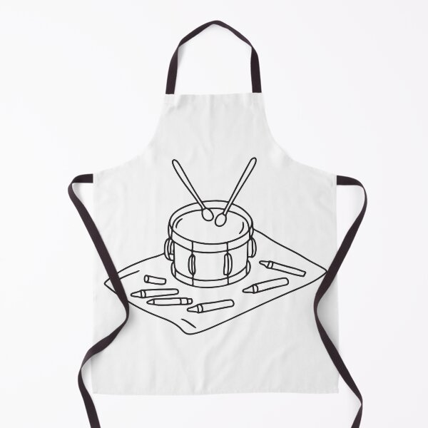 Item preview, A toy drum placed near crayons spread on the mat designed and sold by rasagamastore.
