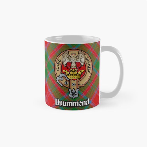 Item preview, Clan Drummond Crest over Tartan designed and sold by sifis.