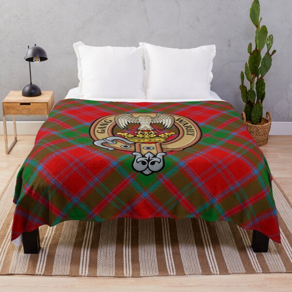 Item preview, Clan Drummond Crest over Tartan designed and sold by sifis.