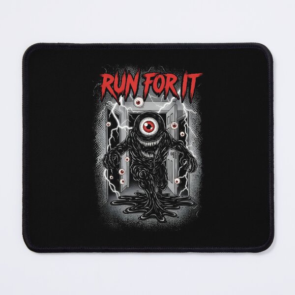 Item preview, Run For It Giant Eye Monster - Doors Horror Game Bootleg Tee designed and sold by Harbor-Pixel.