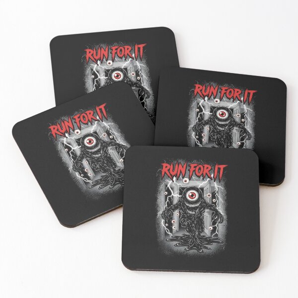 Item preview, Run For It Giant Eye Monster - Doors Horror Game Bootleg Tee designed and sold by Harbor-Pixel.