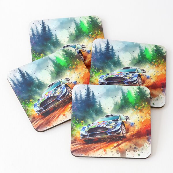Item preview, Rally Car in Vivid Colors designed and sold by paulrommer.