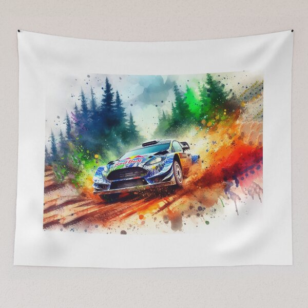 Item preview, Rally Car in Vivid Colors designed and sold by paulrommer.