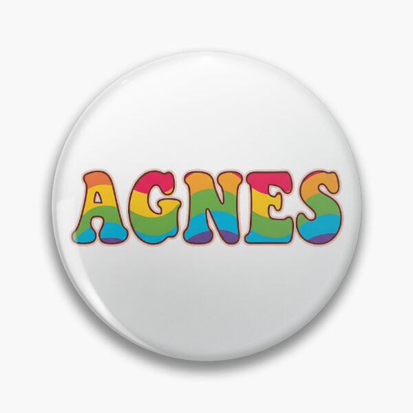 Item preview, ❤️ Agnes Personalized Name Wavy Retro Shirt, Coffee Mug, Sticker Gift designed and sold by HelixPedia.